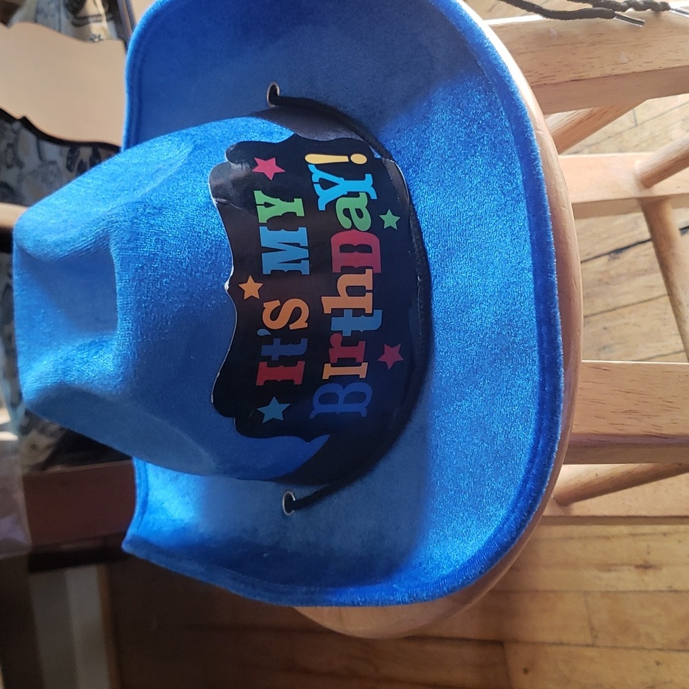 blue hat for birthday